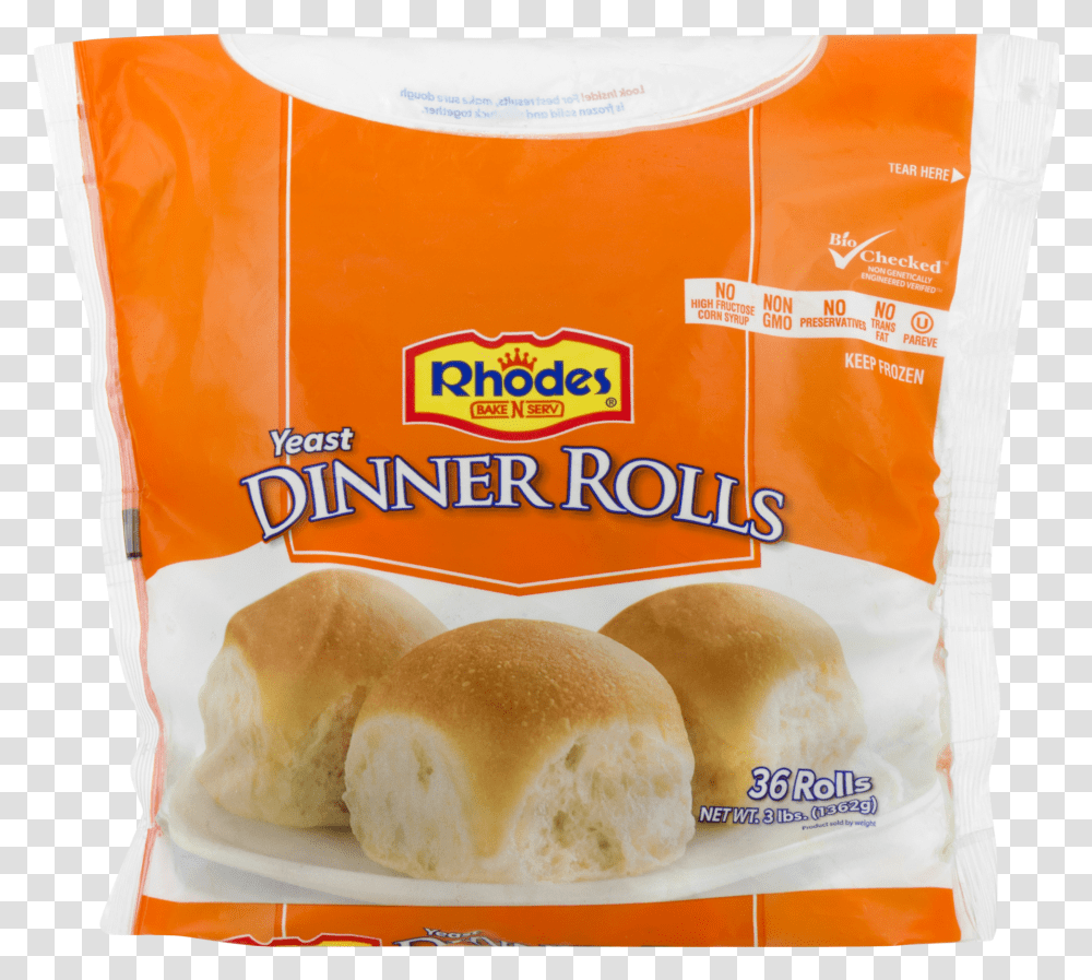 Rhodes Yeast Dinner Rolls Download Rhodes Dinner Rolls Dough, Bread, Food, Bun, Burger Transparent Png