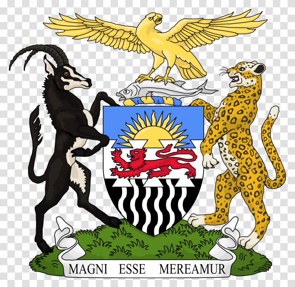 Rhodesia Coat Of Arms, Bird, Animal, Logo Transparent Png