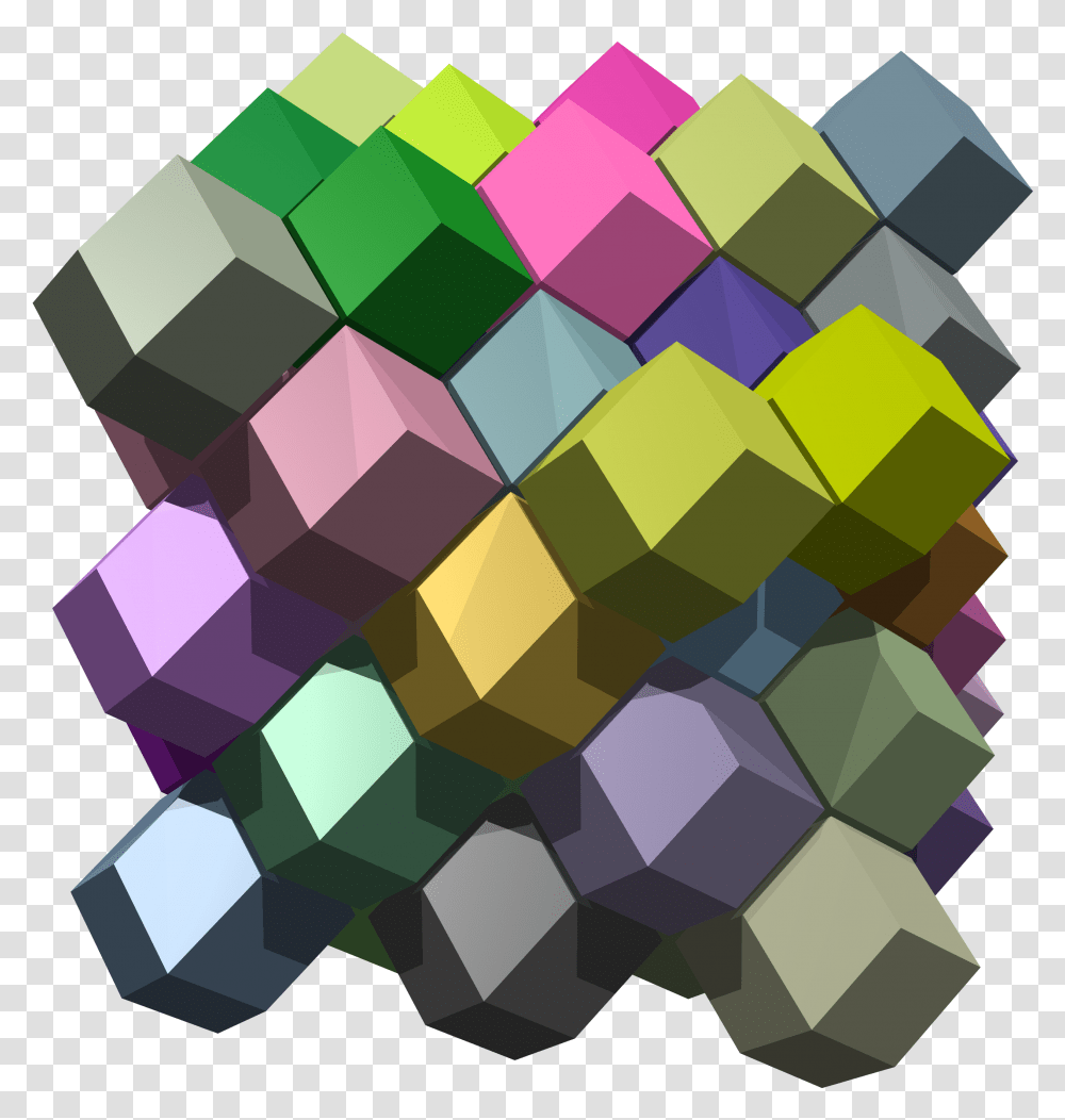 Rhombic Dodecahedron Tiling, Diamond, Jewelry Transparent Png