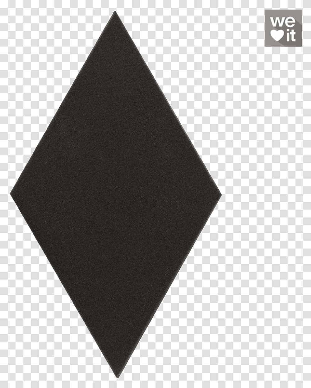 Rhombus Black 14x24cm Paper, Triangle, Passport, Id Cards, Document Transparent Png