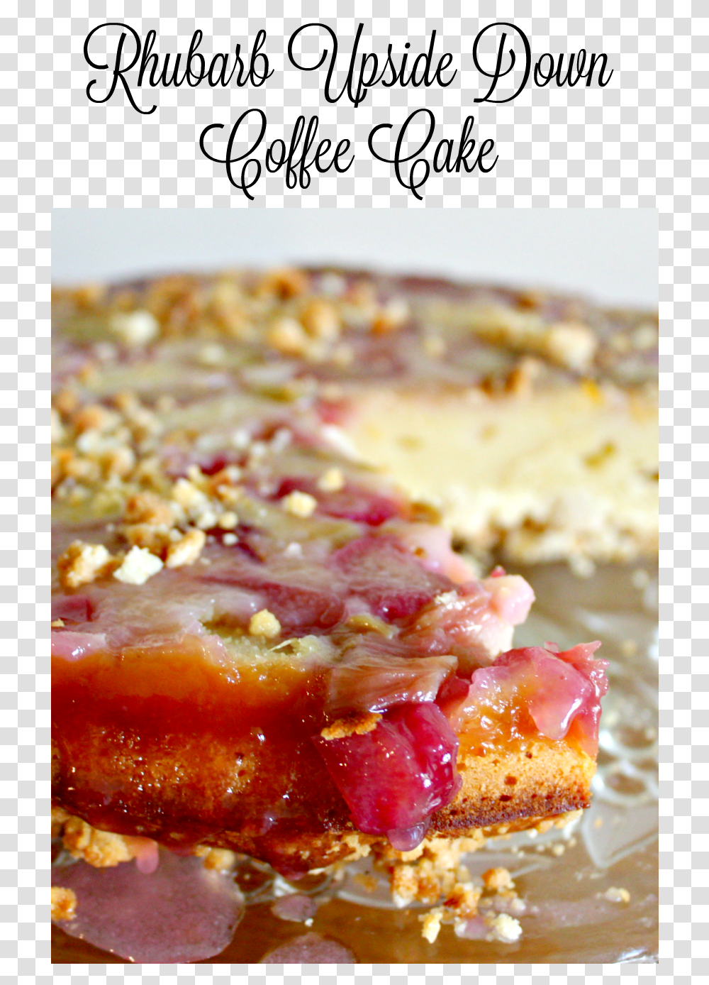 Rhubarb Upside Down Coffee Cake Cocktail, Plant, Pizza, Food, Produce Transparent Png