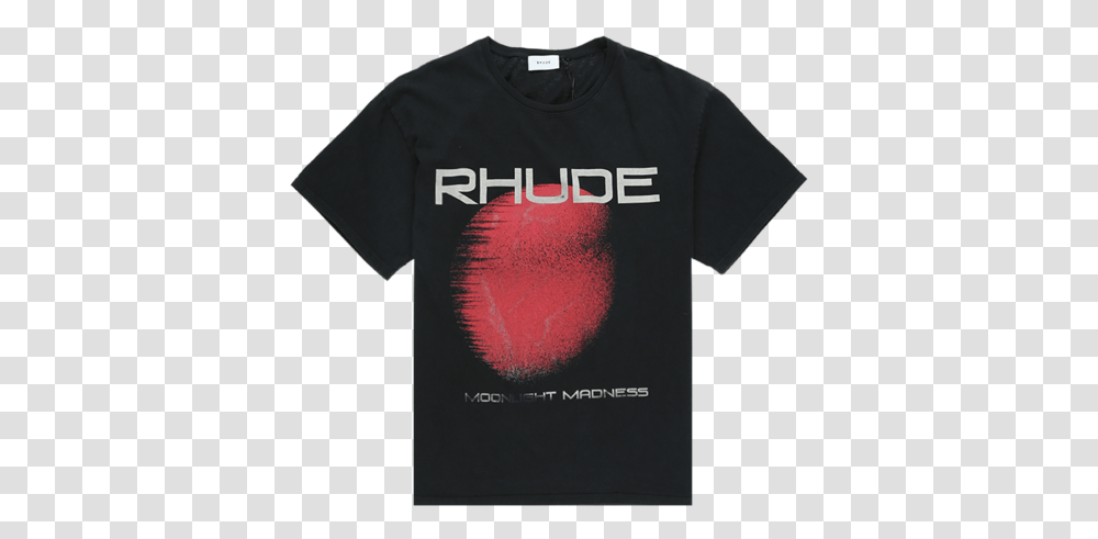 Rhude Blood Moon T Shirt Active Shirt, Apparel, T-Shirt Transparent Png