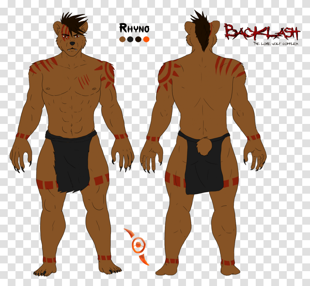 Rhyno Ref Sheet Barechested, Shorts, Person, Human Transparent Png