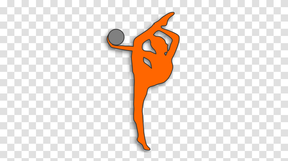 Rhythmic Gymnast Silhouette Vector Drawing, Team Sport, Sports, Volleyball, Baseball Transparent Png