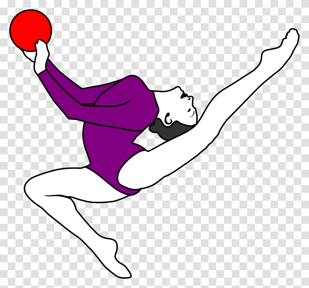 Rhythmic Gymnastic Clipart, Person, Human, Leisure Activities, Dance Pose Transparent Png