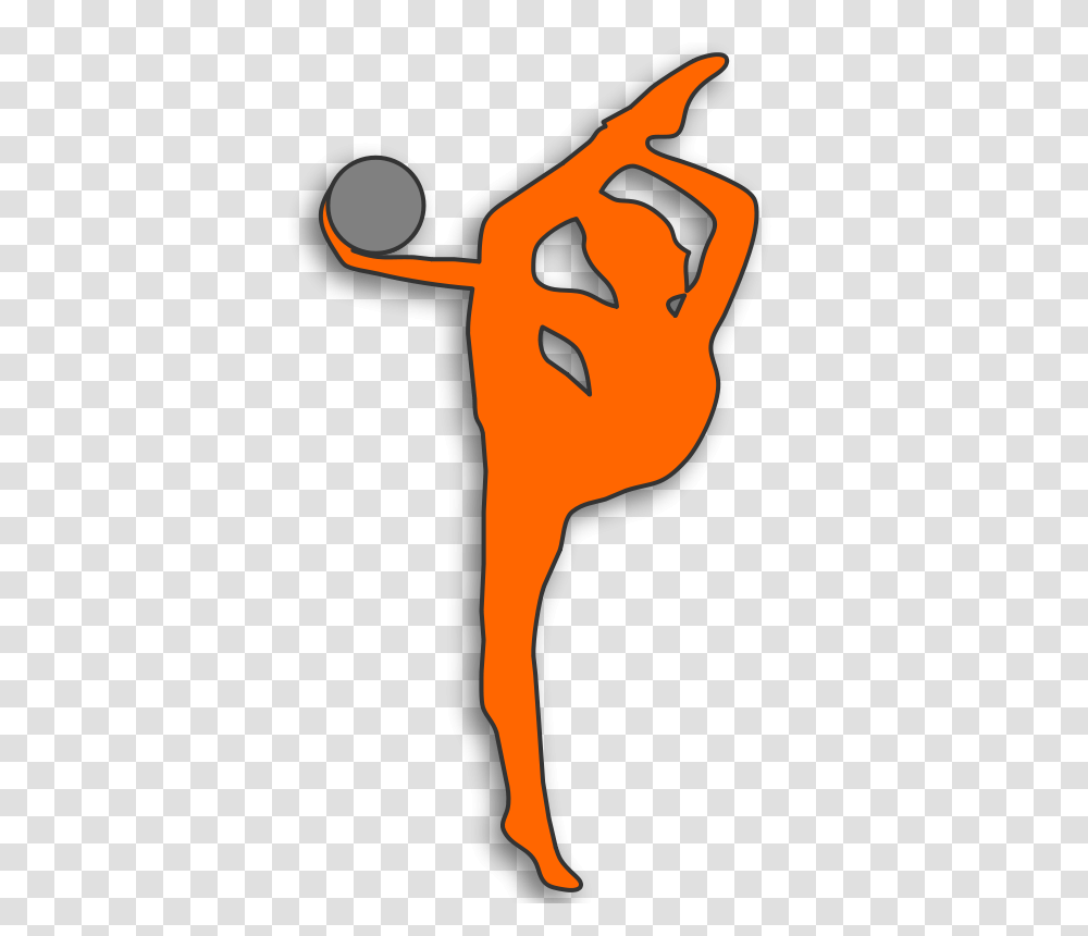 Rhythmic Gymnastics Ball Colors Gray And Orange, Sport, Team Sport, Sports, Volleyball Transparent Png