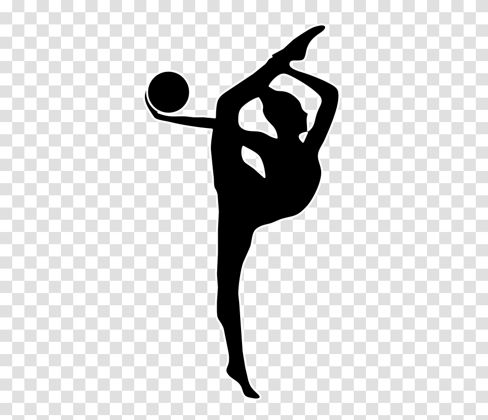 Rhythmic Gymnastics Ball, Sport, Hand, Stencil, Sports Transparent Png
