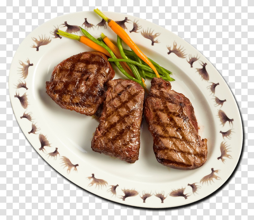 Rib Eye Steak, Food, Dish, Meal, Pork Transparent Png