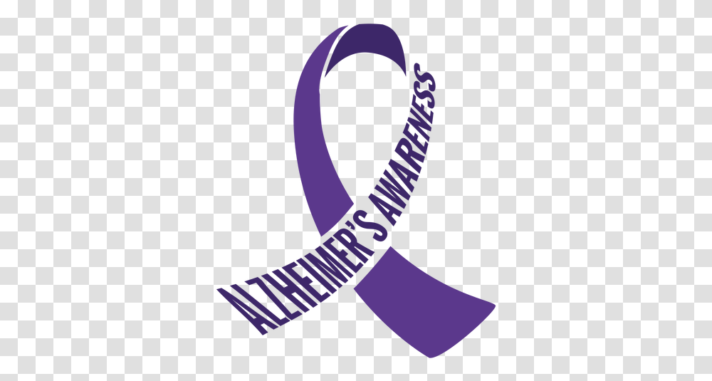 Ribbon Alzheimer's Awareness Badge Sticker Background Ribbon, Strap, Text, Hat, Clothing Transparent Png
