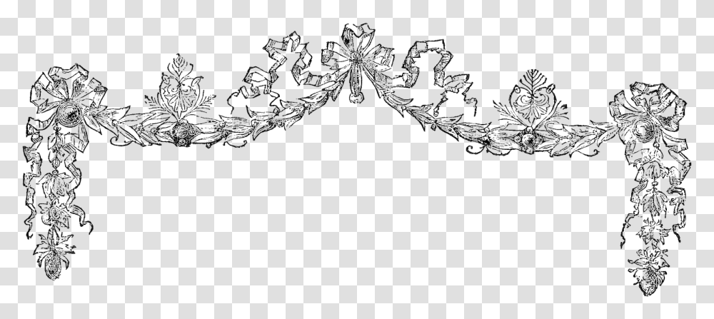 Ribbon Banner Clipart Black And White Banner Border Designs, Accessories, Accessory, Jewelry, Tiara Transparent Png