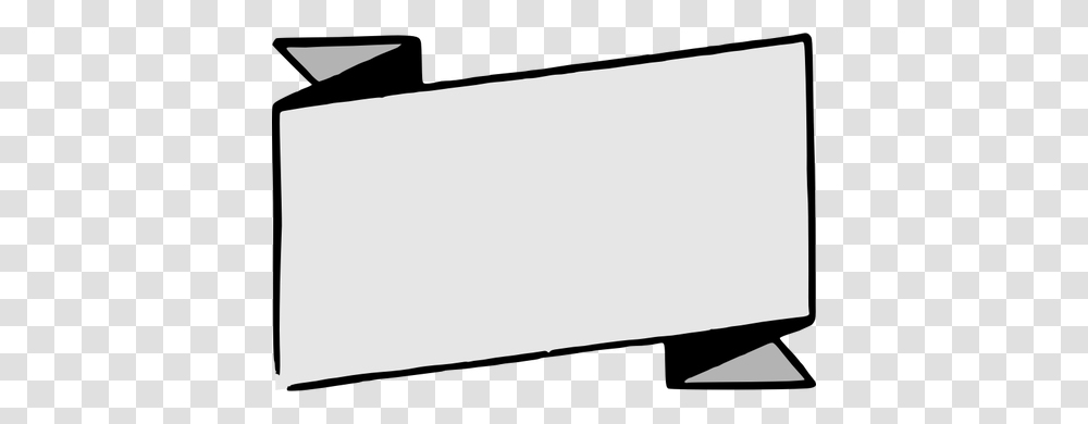 Ribbon Banner, Screen, Electronics, Projection Screen, White Board Transparent Png