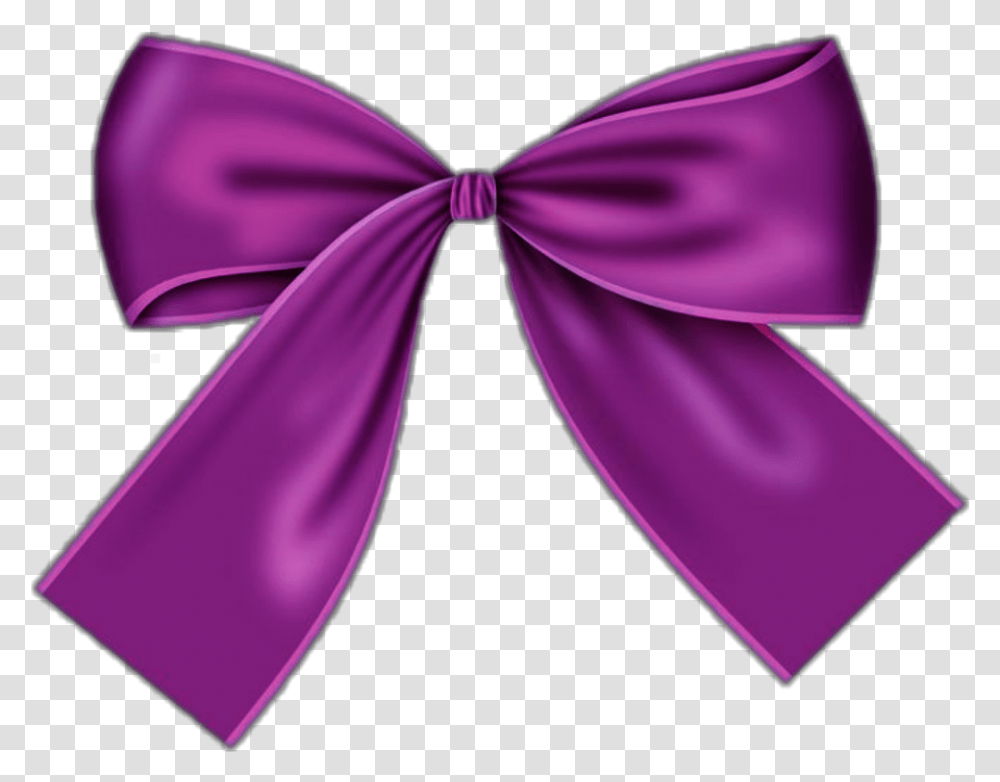 Ribbon Bow Tie Lazo Cinta Rosa, Velvet, Purple, Accessories, Accessory Transparent Png