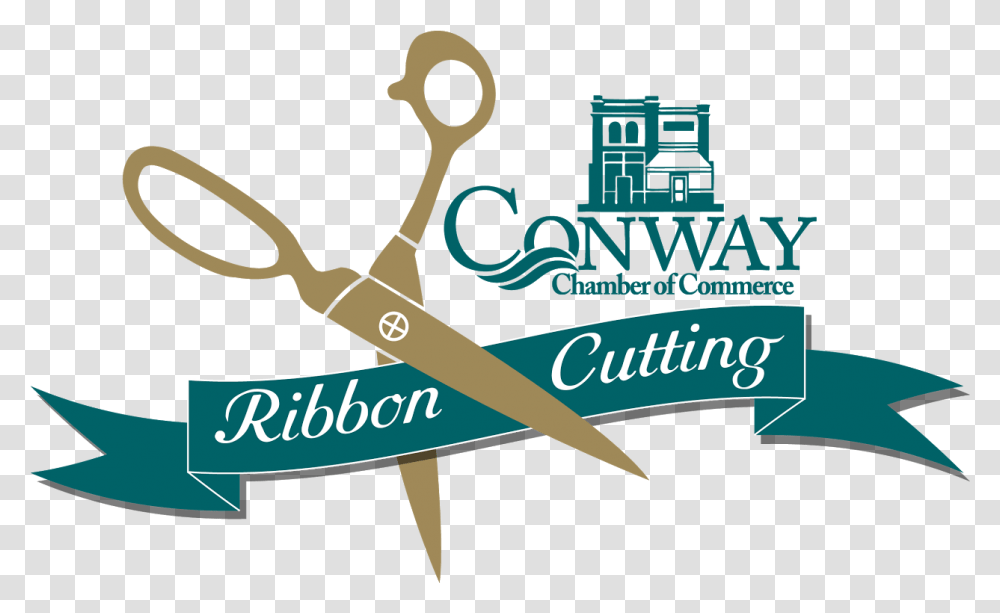 Ribbon Cutting 2018 Ribbon Cutting Logo, Weapon, Weaponry, Blade, Scissors Transparent Png