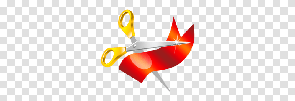 Ribbon Cutting Ribbon Cutting Design, Scissors, Blade, Weapon, Weaponry Transparent Png