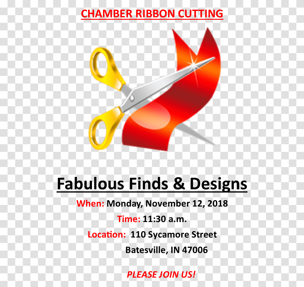 Ribbon Cutting, Weapon, Weaponry, Blade, Scissors Transparent Png