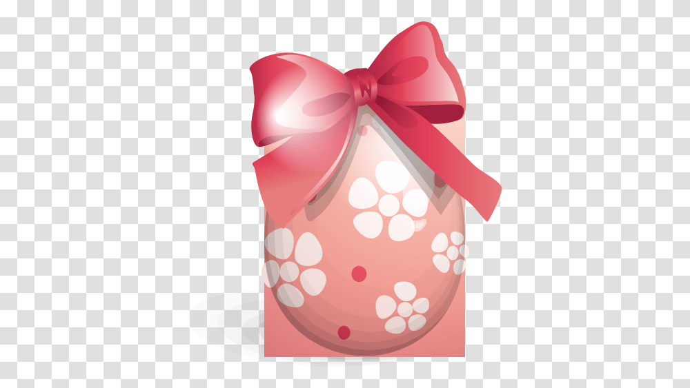 Ribbon Easter Egg Icon Easter Egg, Gift, Sack, Bag Transparent Png