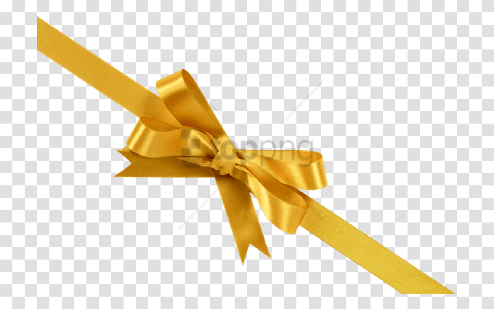 Ribbon Gold Ribbon Hd, Knot Transparent Png