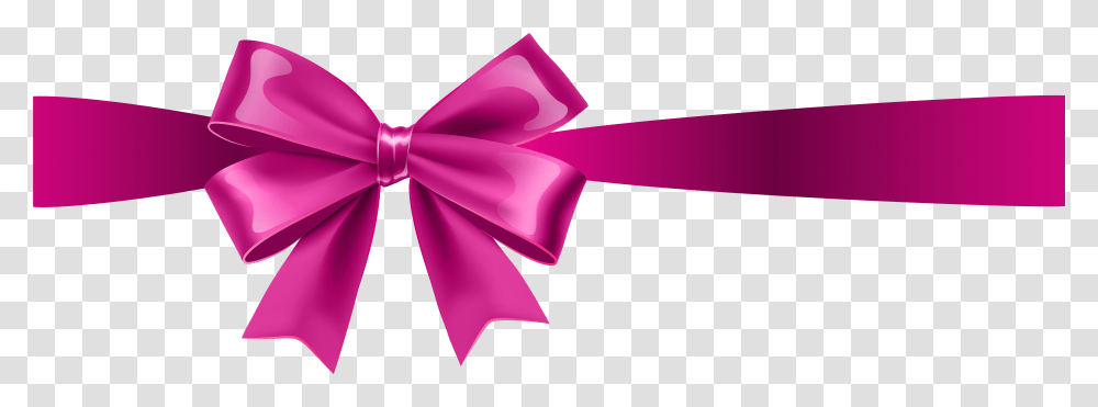Ribbon Pink Bow Ribbon, Tie, Accessories, Accessory, Necktie Transparent Png