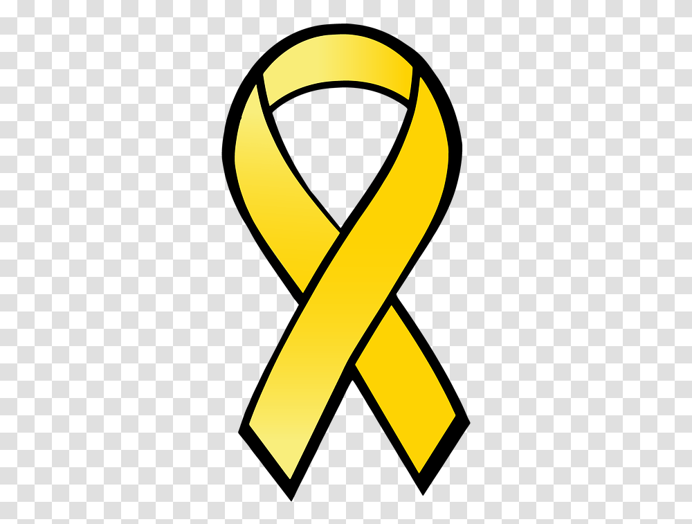 Ribbon Satin Yellow Ribbon Medical Hiv Aids, Logo, Trademark, Lighting Transparent Png