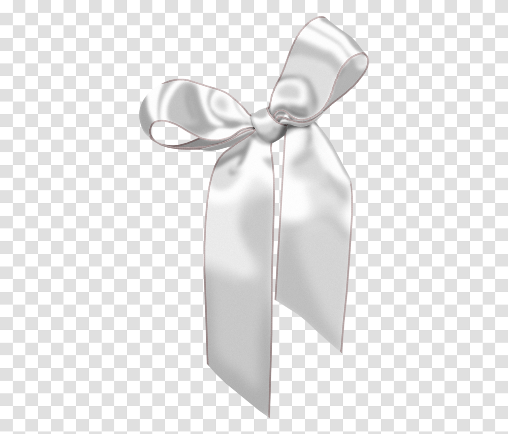 Ribbon Silver Gift Shoelace Knot White Gift Ribbon, Clothing, Apparel, Sash, Scarf Transparent Png
