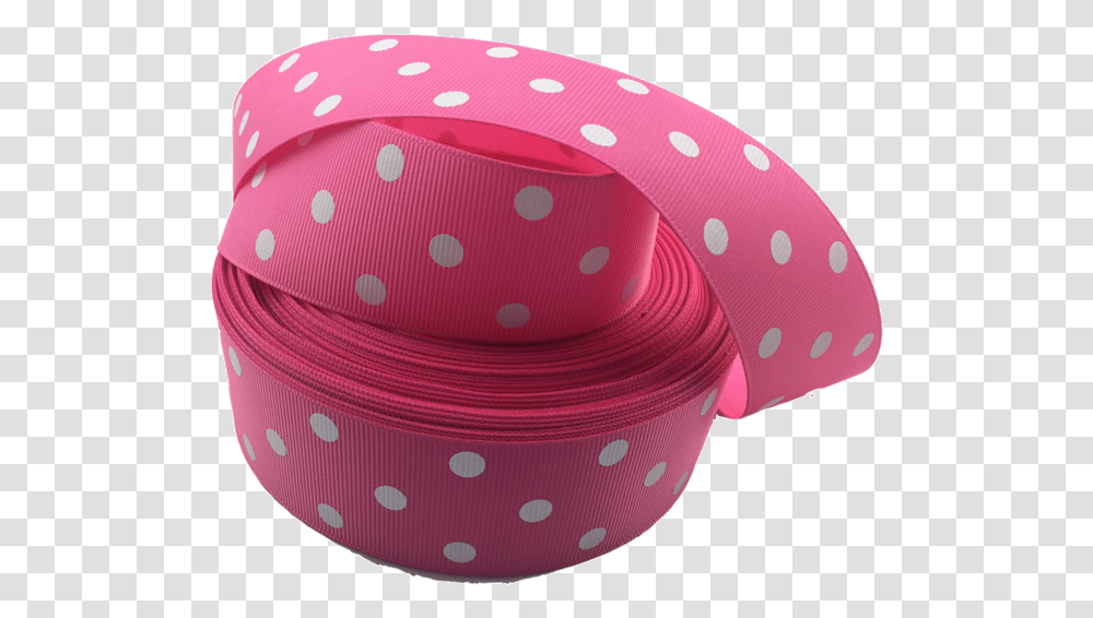 Ribbons Tag Pink Polka Dot Grosgrain Ribbon Polka Dot, Texture, Baseball Cap, Hat Transparent Png