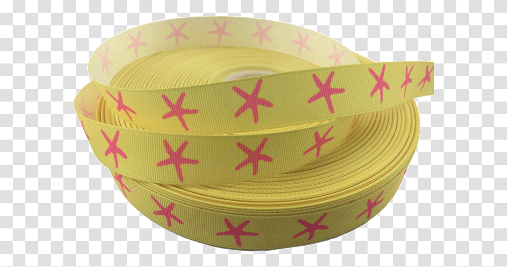 Ribbons Tag Star Fish Grosgrain Ribbons 78 Yellow Storage Basket, Apparel, Diaper, Rug Transparent Png