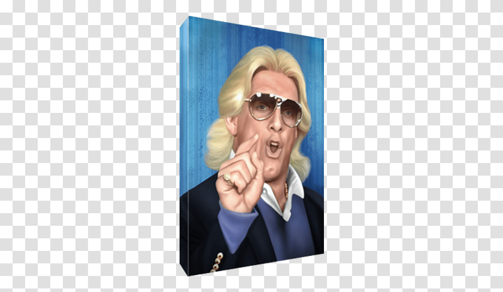 Ric Flair, Sunglasses, Accessories, Person, Face Transparent Png
