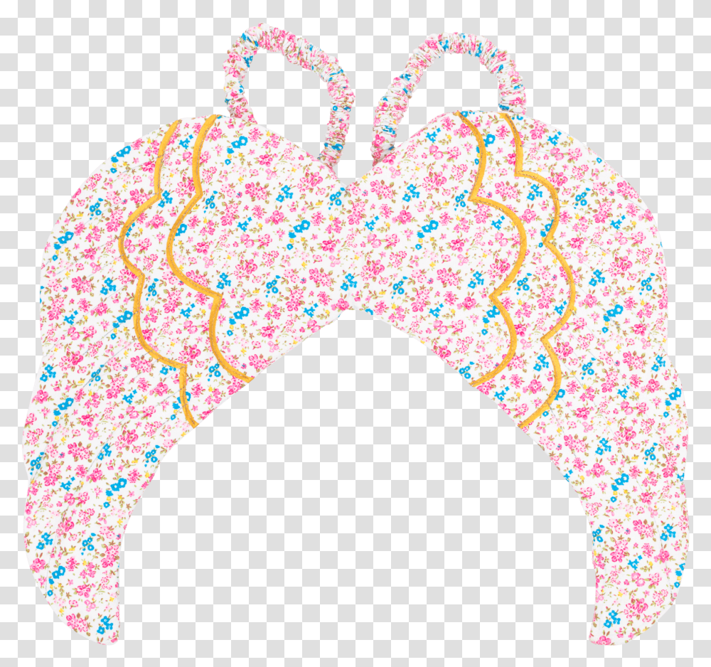 Rice Angel Wings, Heart, Cushion, Applique Transparent Png