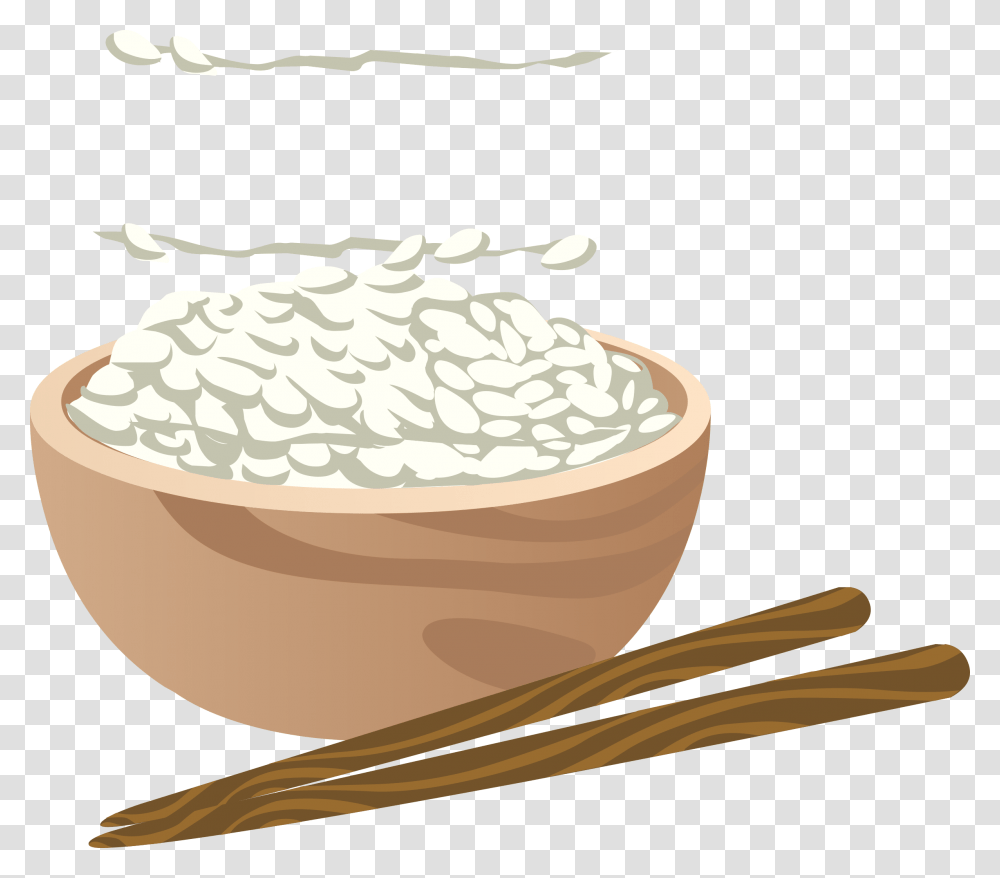 Rice Bowl Chopsticks Food Meal Image Rice Clipart No Background, Birthday Cake, Dessert, Plant, Flour Transparent Png