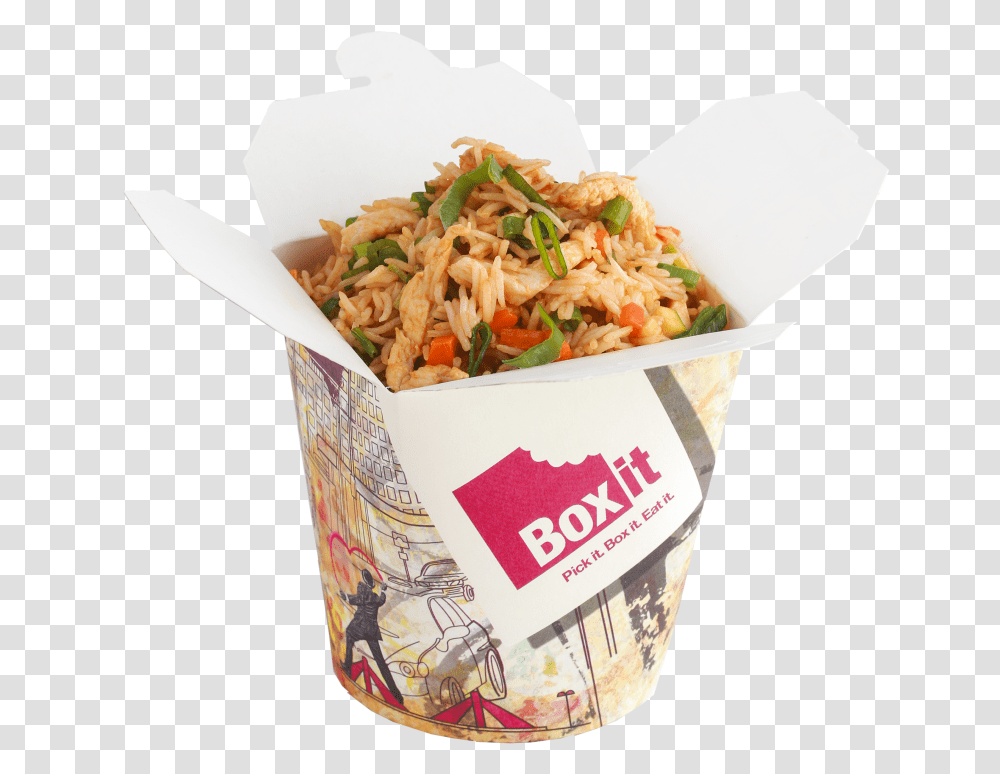 Rice Box Download Chinese Fried Rice Box, Noodle, Pasta, Food, Plant Transparent Png