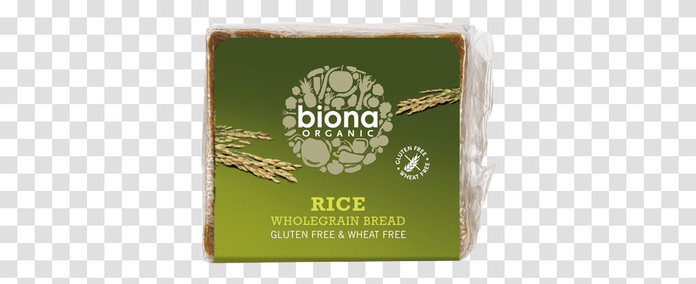 Rice Bread Biona, Plant, Text, Vegetable, Food Transparent Png