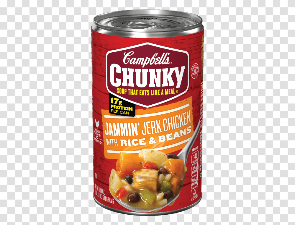 Rice Clipart Jerk Chicken Campbell's Chunky Jazzy Jambalaya, Food, Tin, Can, Canned Goods Transparent Png