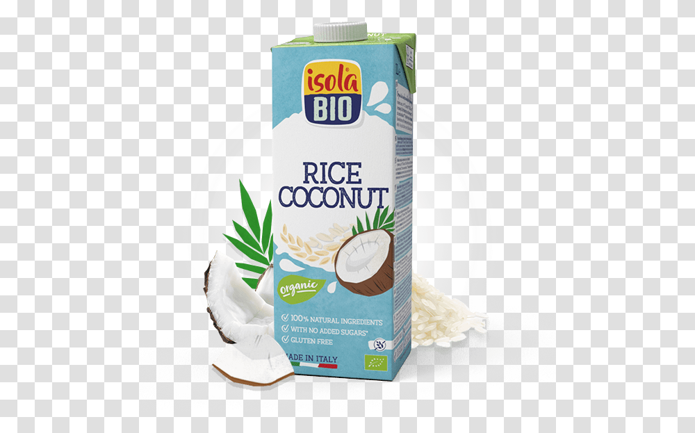 Rice Coconut Drink Isola Bio Rice Hazelnut Drink, Plant, Vegetable, Food, Fruit Transparent Png