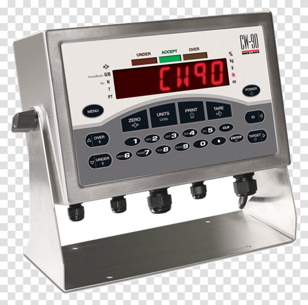 Rice Lake Cw 90 Digital Checkweigher Indicator, Electronics, Stereo, Electrical Device, Cassette Player Transparent Png