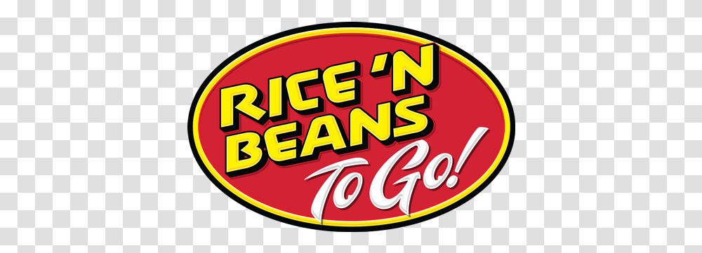 Rice N Beans To Logo, Beverage, Drink, Ketchup, Food Transparent Png