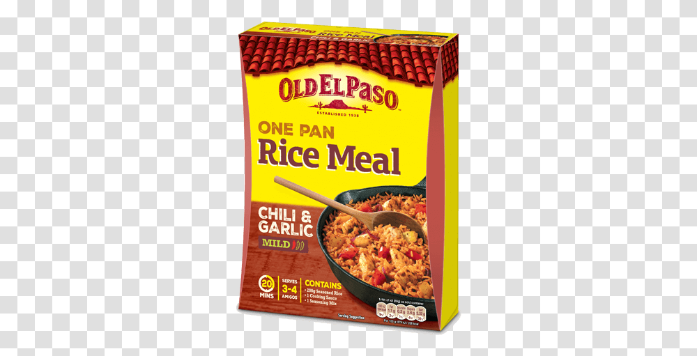 Rice Pan Chili Garlic New Mexican Cuisine, Food, Menu, Label Transparent Png