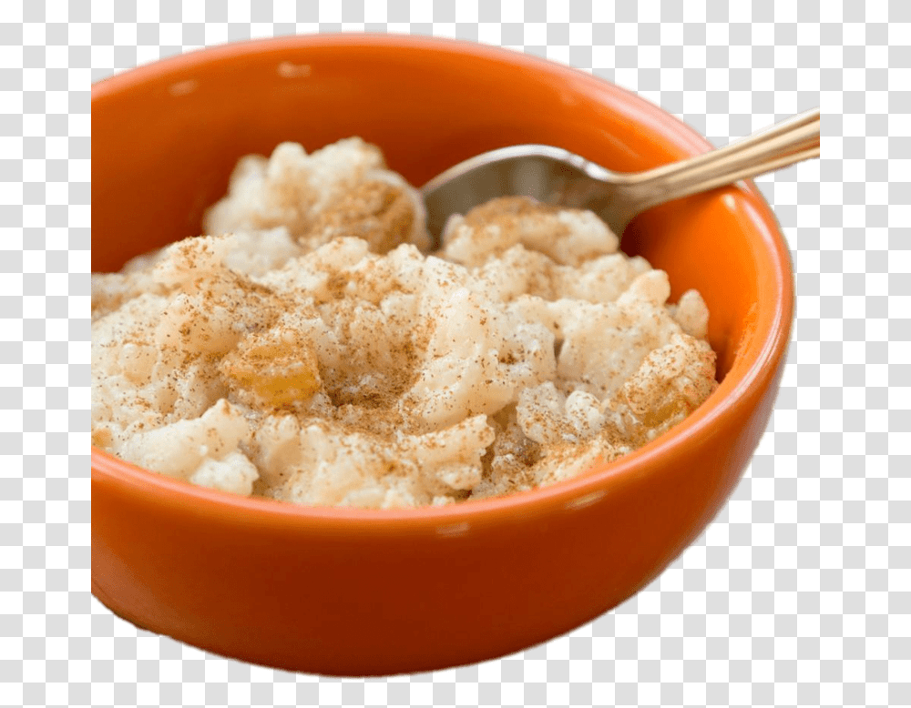 Rice Pudding, Oatmeal, Breakfast, Food, Bowl Transparent Png