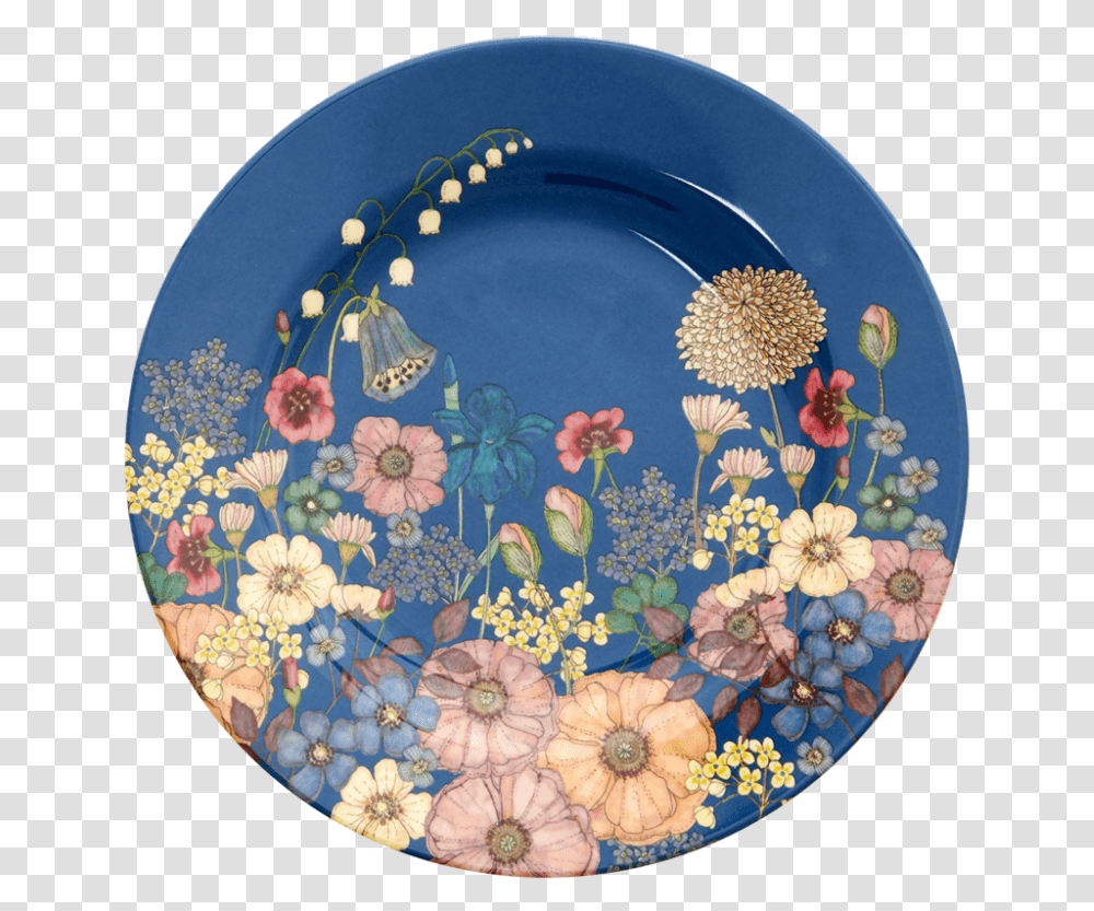 Rice Side Plate Flower Mespl F, Porcelain, Pottery, Rug Transparent Png