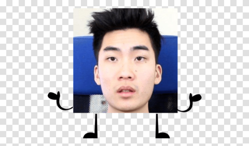 Ricegum Without Glasses Download Ricegum Youtuber, Face, Person, Head, Hair Transparent Png