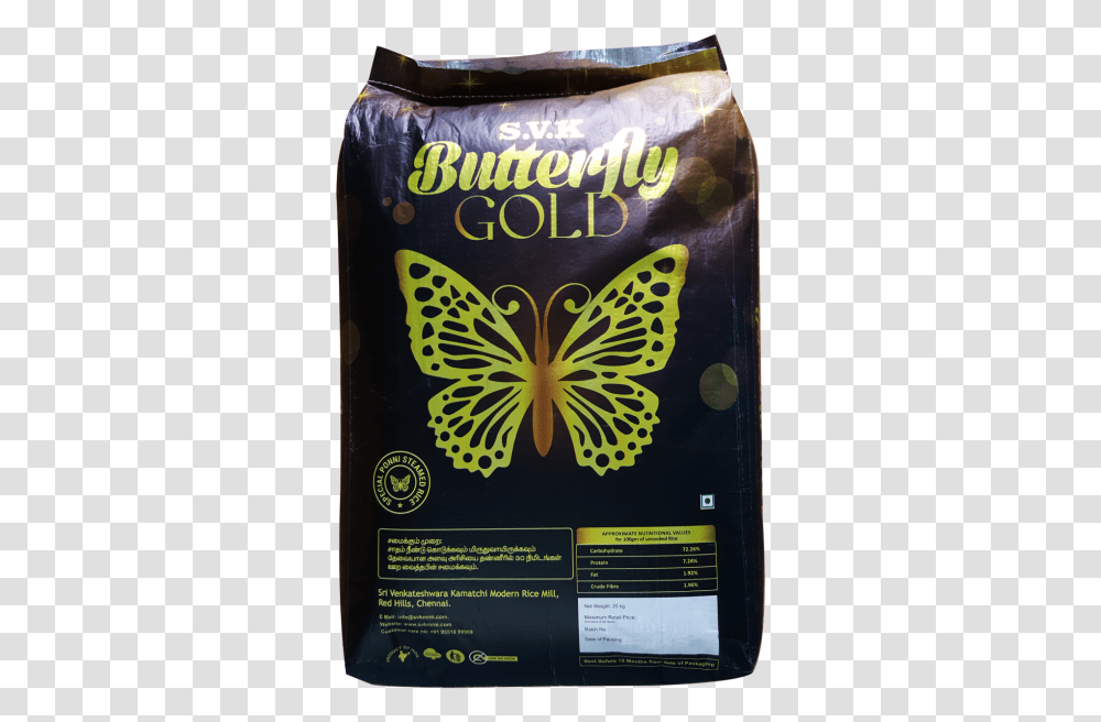 Riceso Butterfly Gold Ponni Steamed Rice 25kgs Rice Butterfly Boil Rice 25kg, Liquor, Alcohol, Beverage, Novel Transparent Png