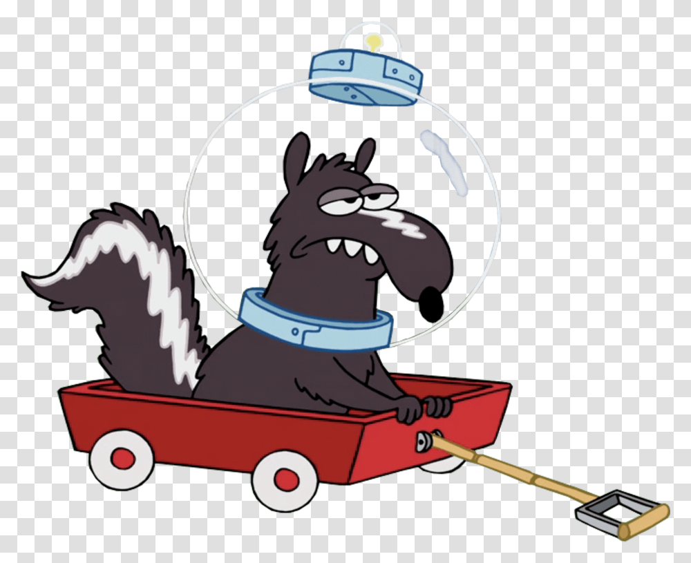 Rich Squidward Mr Stinky The Skunk, Lawn Mower, Tool, Transportation, Vehicle Transparent Png