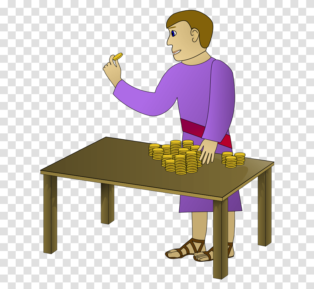 Rich Young Man Counting 01 Svg Clip Arts Rich Young Man Clipart, Tabletop, Furniture, Person, Ping Pong Transparent Png