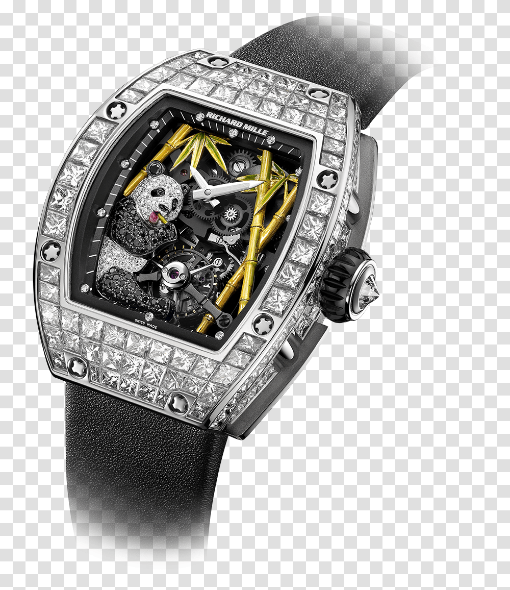 Richard Mille Iced Out, Wristwatch, Clock Tower, Architecture, Building Transparent Png