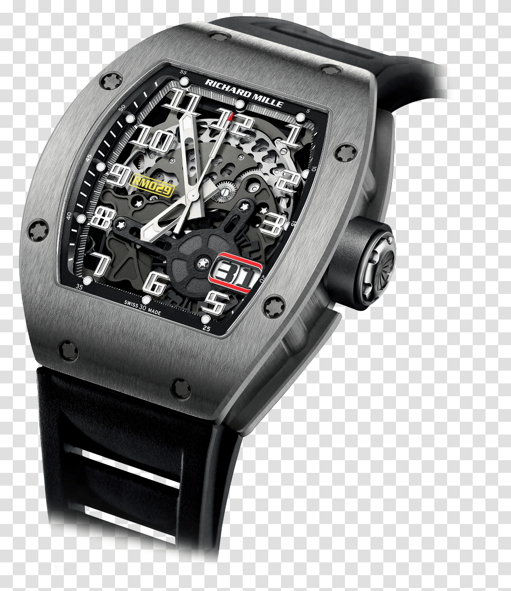 Richard Mille Rm29 Titanium, Wristwatch Transparent Png