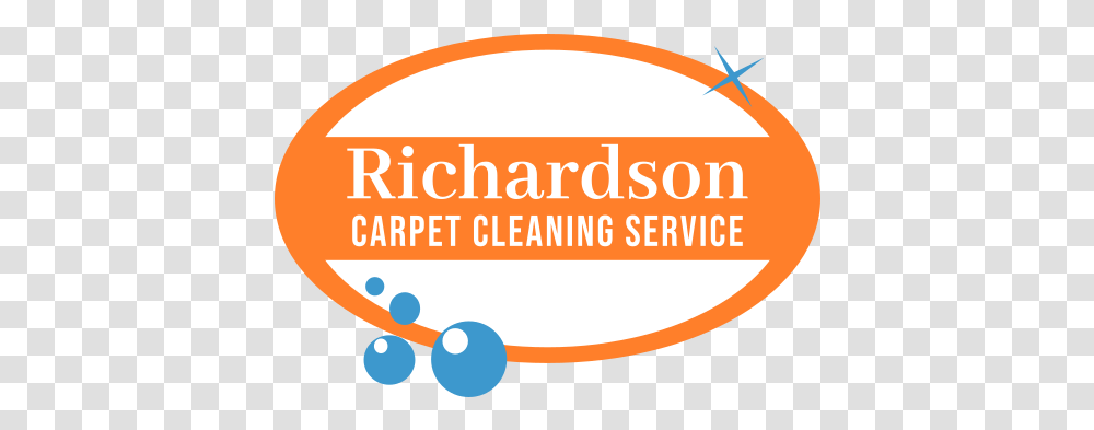 Richardson Carpet Cleaning Service Logo Apple Service, Text, Label, Meal, Graphics Transparent Png