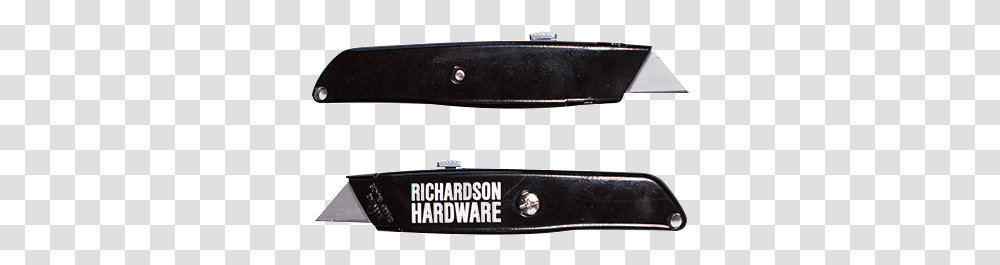 Richardson Mag Miscellaneous Hardware Box Cutter Black Label, Bumper, Vehicle, Transportation, Weapon Transparent Png