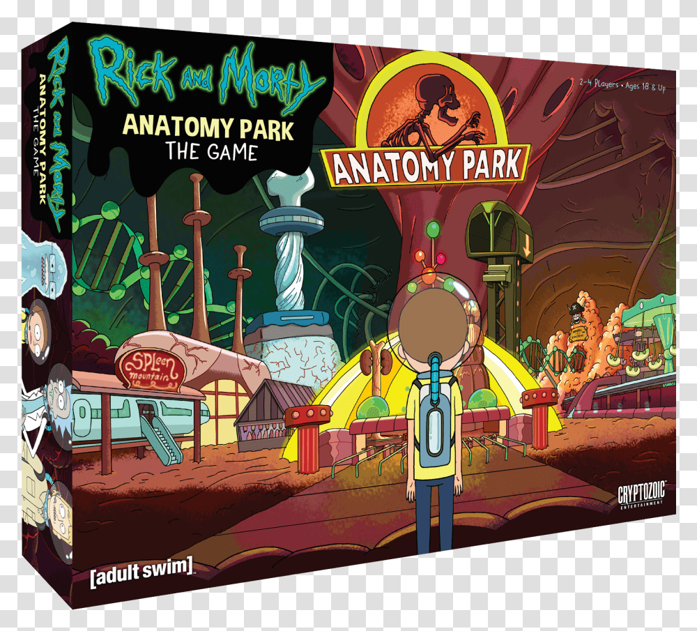 Rick Amp Morty Anatomy Park, Book, Comics, Advertisement, Poster Transparent Png