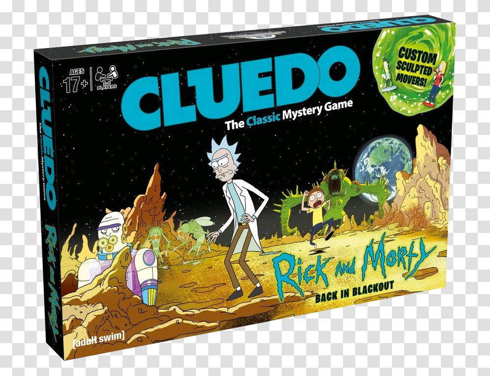 Rick Amp Morty Cluedo, Poster, Advertisement, Person, Human Transparent Png