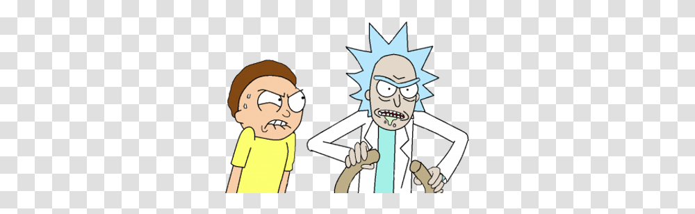 Rick And Morty Angry Rick N Morty, Person, Face, Comics, Book Transparent Png
