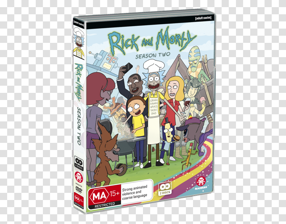 Rick And Morty Blu Ray, Comics, Book, Poster, Advertisement Transparent Png